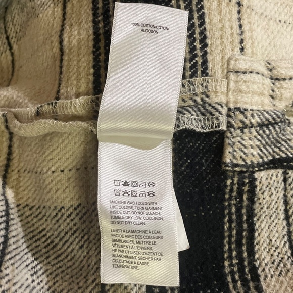 NWT Lucky Brand Oversized Plaid Flannel Shacket - Picture 10 of 10